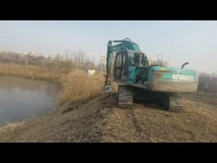 Excavadora cortadora de hojas