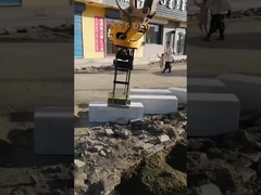 Clamparas de piedra de borde / pinzas de borde para máquinas de excavación