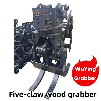 WuYing grabador de excavadoras de cinco garras Traje grabador de madera para excavadoras de 11-16 toneladas