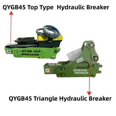 QYGB45 Tipo superior / Triángulo rompehielos hidráulicos 45 Chisel para obras de construcción