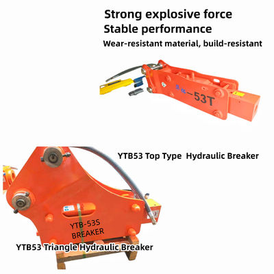 YTB53 Tipo superior / rompehielos hidráulicos triangulares 53 Excavadora de 2,5 a 4,5 toneladas