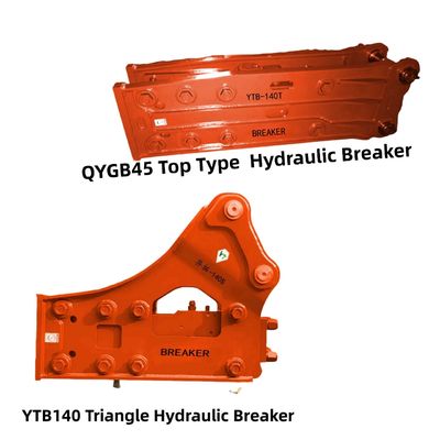 YTB140 Tipo superior / Triángulo de rotor hidráulico 140 Chisel para excavadora de 19-26 toneladas