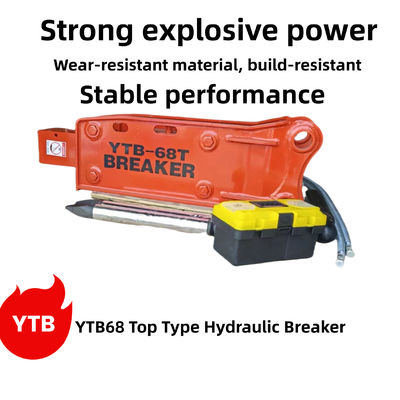 YTB68 Tipo superior de rompehielos hidráulicos Martillo 68 Chisel Suit 4-8 toneladas Excavadora