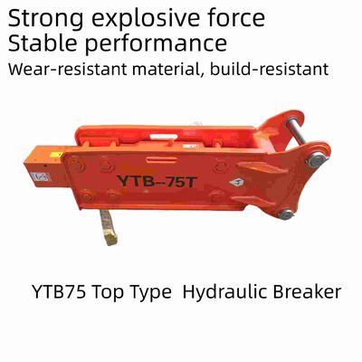 75 Chisel Top Tipo de rotor hidráulico resistente al desgaste YTB75 para excavadora de 6-8 toneladas