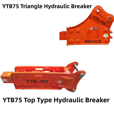 YTB75 Tipo superior / Triángulo de rotor hidráulico 75 Chisel para excavadora de 6-8 toneladas