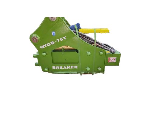 Triángulo Quebrador de roca hidráulico 75MM Chisel QYGB75 Para excavadora de 6.0-8.0 toneladas